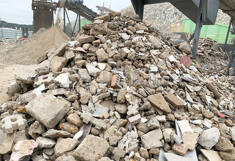 分揀出的再生骨料 分揀出的再生骨料